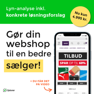 Webshop konverteringsoptimering