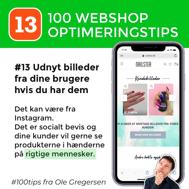 Webshop tip nummer 13 ud af 100 med Ole Gregersen